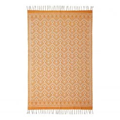 Top Square Tapis Chevron - Orange
