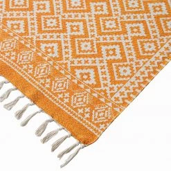 Top Square Tapis Chevron - Orange -Tapis Soldes Boutique 1000230636 210413 12352400024 DETAILS P000000001000230636