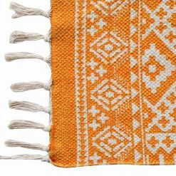 Top Square Tapis Chevron - Orange -Tapis Soldes Boutique 1000230636 210413 12352400025 DETAILS P000000001000230636