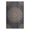 Top Square Tapis Mandala - Jute / Coton - Charbon de bois / Beige -Tapis Soldes Boutique 1000230739 210413 12354300076 IMAGE P000000001000230739