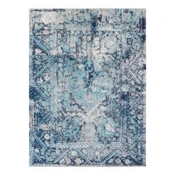 Nouristan Tapis Chelozai - Polypropylène - Bleu ciel - 160 x 230 cm