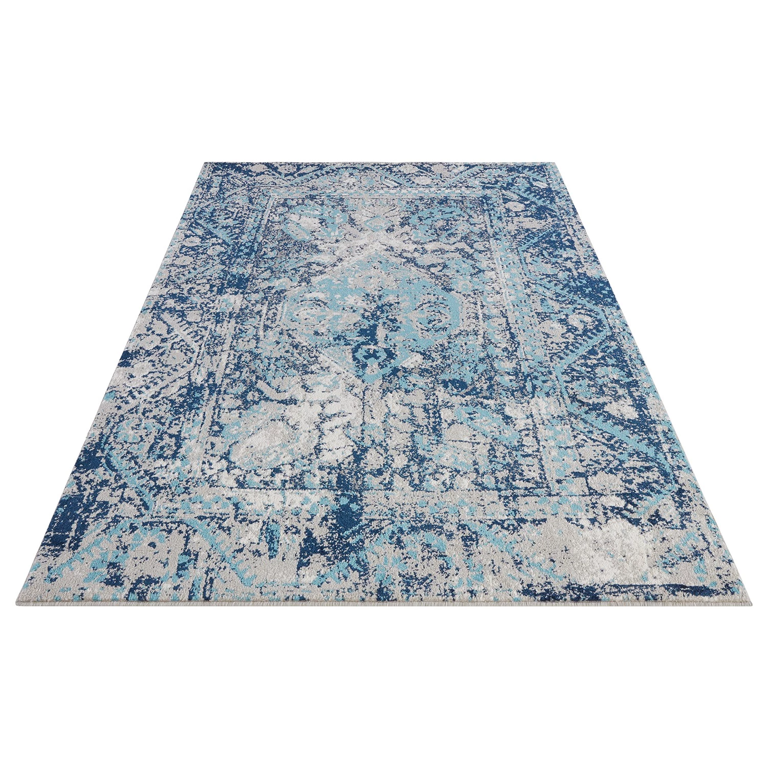 Nouristan Tapis Chelozai - Polypropylène - Bleu ciel - 160 x 230 cm 5 Nouristan Tapis Chelozai - Polypropylène - Bleu ciel - 160 x 230 cm – Image 3