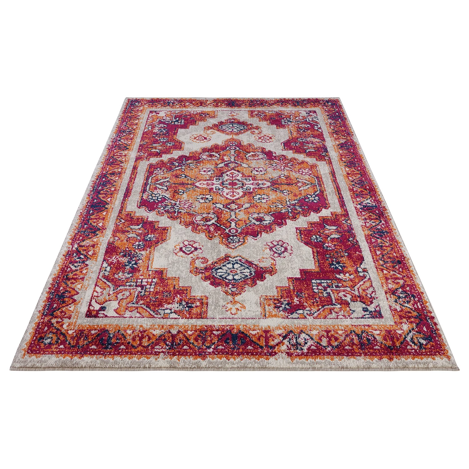 Nouristan Tapis Daber - Polypropylène - Rouge - 120 x 170 cm 5 Nouristan Tapis Daber - Polypropylène - Rouge - 120 x 170 cm – Image 3