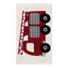 Happy Rugs Tapis enfant Camion de pompier - Fibres synthétiques - 60 x 110 cm