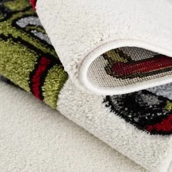 Happy Rugs Tapis enfant rond Tracteur - Fibres synthétiques - Multicolore -Tapis Soldes Boutique 1000231942 201124 16551600304 DETAILS P000000001000231942