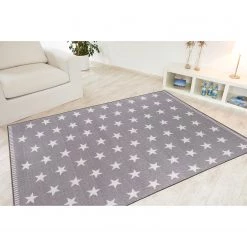 Andiamo Tapis Étoiles - Fibres synthétiques - Gris clair - 133 x 190 cm -Tapis Soldes Boutique 1000232659 201210 09375400018 MOOD DETAILS P000000001000232659 mood