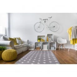 Andiamo Tapis Étoiles - Fibres synthétiques - Gris clair - 133 x 190 cm -Tapis Soldes Boutique 1000232659 201210 09375400019 MOOD DETAILS P000000001000232659 mood