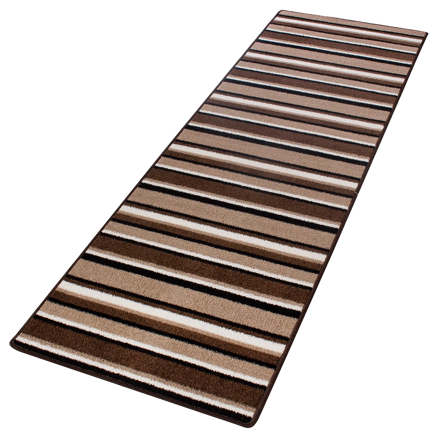 Andiamo Tapis de couloir Nancy - Fibres synthétiques - Beige / Marron 9 Andiamo Tapis de couloir Nancy - Fibres synthétiques - Beige / Marron – Image 7