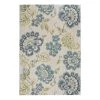 Luxor living Tapis Lost Garden - Polypropylène / Polyester - Beige / Bleu - 123 x 180 cm -Tapis Soldes Boutique 1000232710 201210 09382400284 IMAGE P000000001000232710