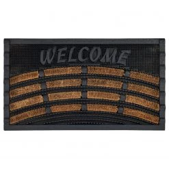 Astra Paillasson Rimini Welcome - Caoutchouc / Fibres de coco - Naturel