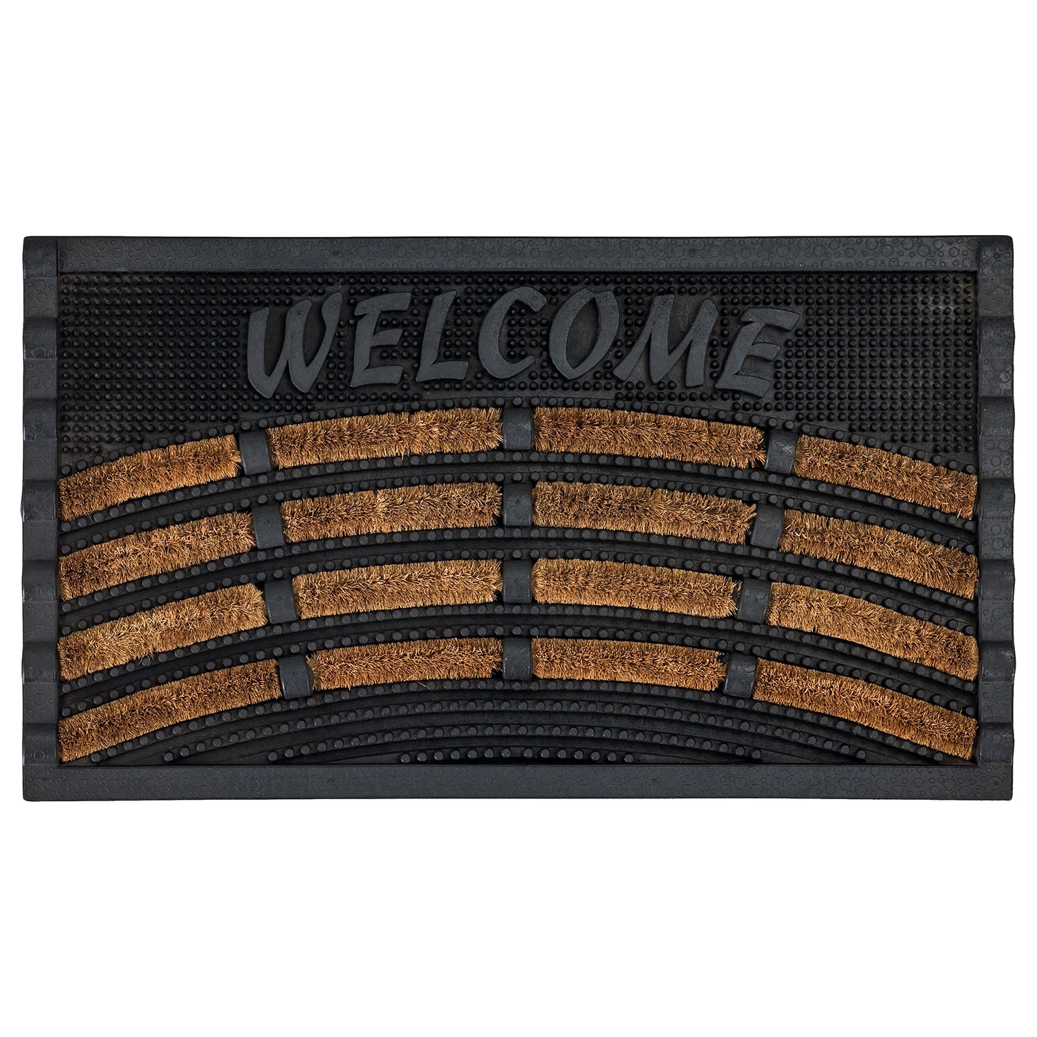 Astra Paillasson Rimini Welcome - Caoutchouc / Fibres de coco - Naturel 3 Astra Paillasson Rimini Welcome - Caoutchouc / Fibres de coco - Naturel