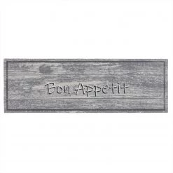 Astra Tapis de cuisine Bon Appetit - Fibres synthétiques - Gris