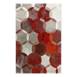 Esprit Home Tapis Modernina - Fibres synthétiques - Rouge - 120 x 170 cm