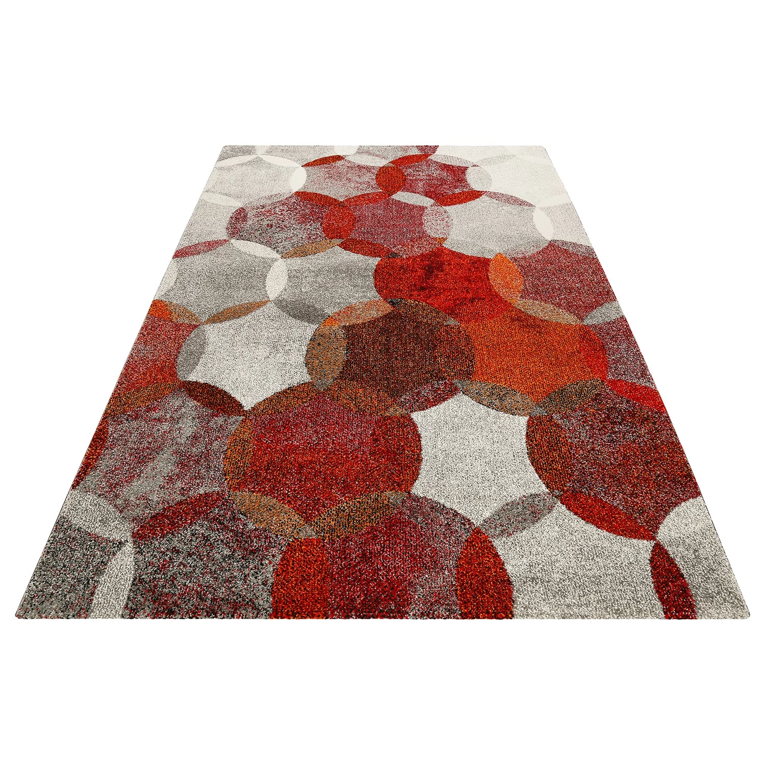 Esprit Home Tapis Modernina - Fibres synthétiques - Rouge - 120 x 170 cm 4 Esprit Home Tapis Modernina - Fibres synthétiques - Rouge - 120 x 170 cm – Image 2