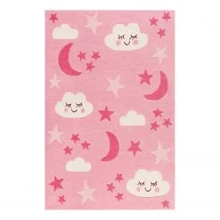 SMART KIDS Tapis enfant LaLeLu - Polyester - Rose - 120 x 170 cm