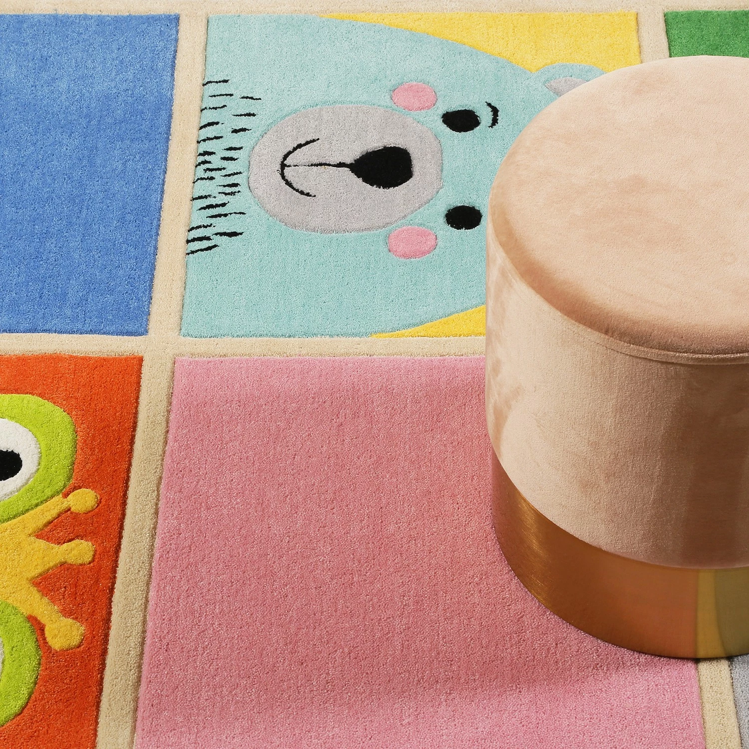 SMART KIDS Tapis enfant What's up?! - Polyester - Multicolore - 120 x 170 cm 7 SMART KIDS Tapis enfant What's up?! - Polyester - Multicolore - 120 x 170 cm – Image 5