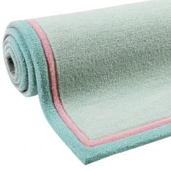 SMART KIDS Tapis enfant Happy me! - Polyester - Bleu clair - 120 x 170 cm -Tapis Soldes Boutique 1000233149 201210 17100200621 DETAILS P000000001000233149