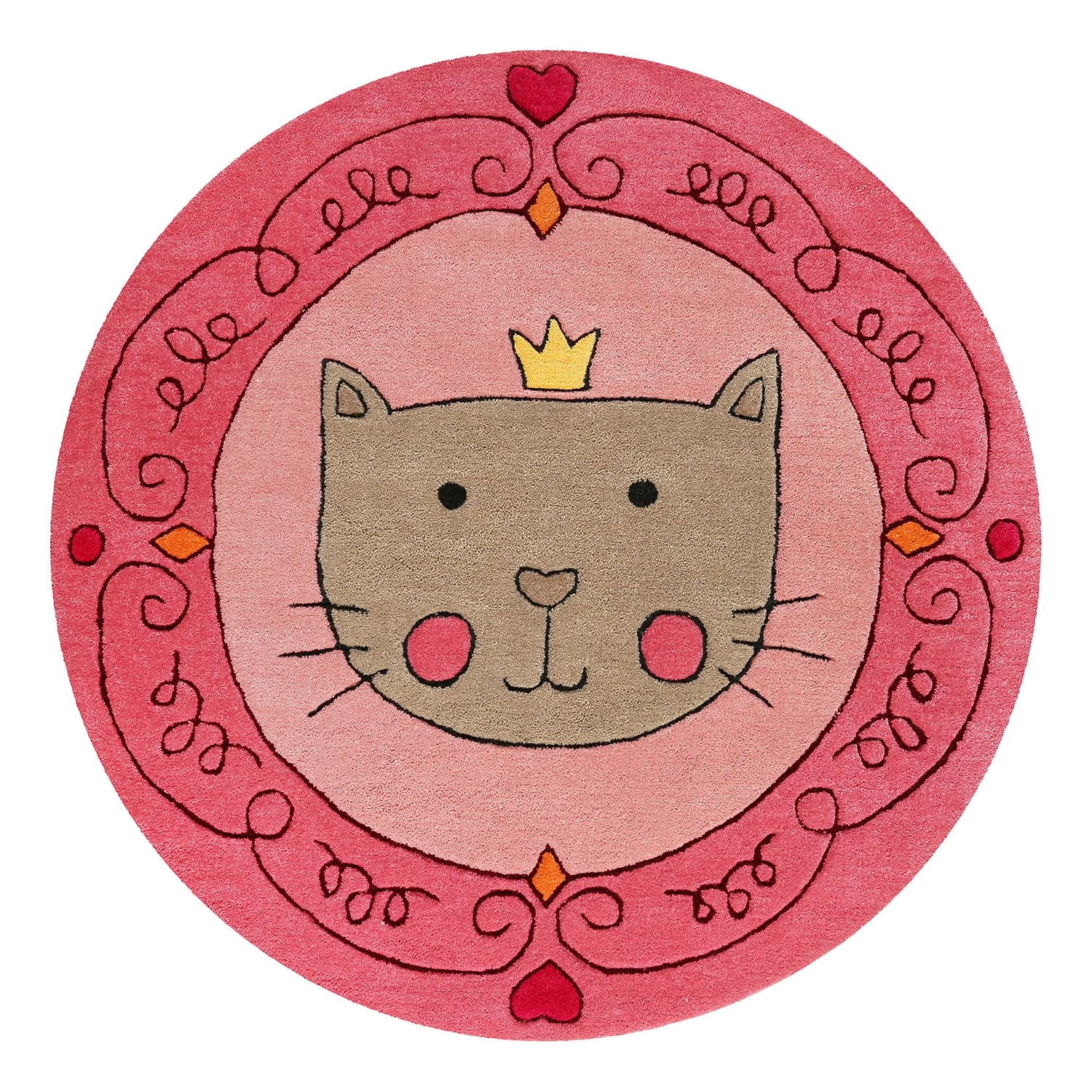 SMART KIDS Tapis enfant Lotti Queen - Polyester - Rose / Rose vif 3 SMART KIDS Tapis enfant Lotti Queen - Polyester - Rose / Rose vif