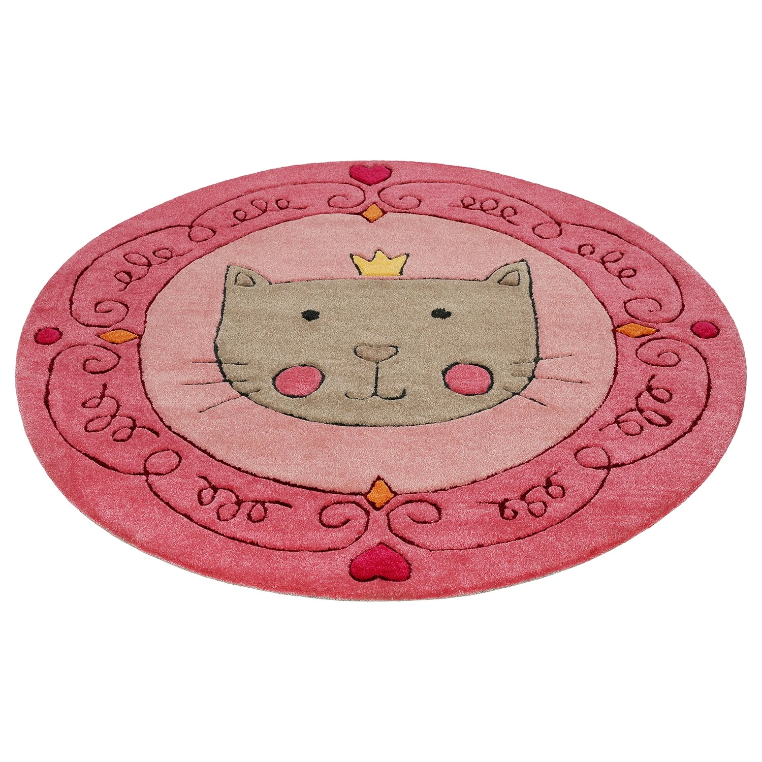 SMART KIDS Tapis enfant Lotti Queen - Polyester - Rose / Rose vif 4 SMART KIDS Tapis enfant Lotti Queen - Polyester - Rose / Rose vif – Image 2