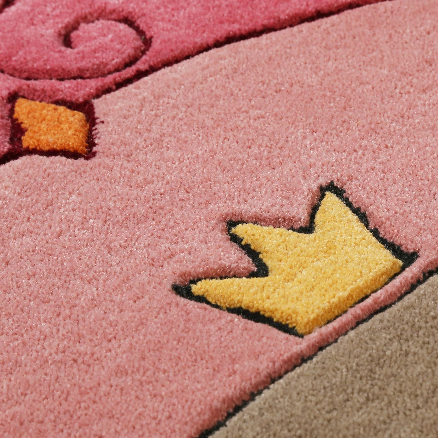 SMART KIDS Tapis enfant Lotti Queen - Polyester - Rose / Rose vif 5 SMART KIDS Tapis enfant Lotti Queen - Polyester - Rose / Rose vif – Image 3