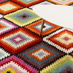 Wecon Home Tapis Remix Kelim - Fibres synthétiques - 133 x 200 cm -Tapis Soldes Boutique 1000233224 201210 17203701008 DETAILS P000000001000233224