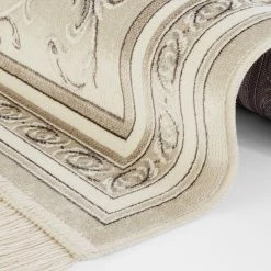 Nouristan Tapis Antik Flowers - Viscose / Coton - Beige clair - 160 x 230 cm 7 Nouristan Tapis Antik Flowers - Viscose / Coton - Beige clair - 160 x 230 cm -Tapis Soldes Boutique 1000234607 201210 11232100026 DETAILS P000000001000234607