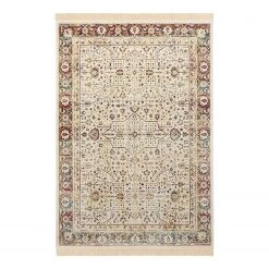 Nouristan Tapis Modern Belutsch - Viscose / Coton - Beige - 95 x 140 cm