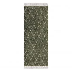 Mint Rugs Tapis de couloir Jade - Vert olive