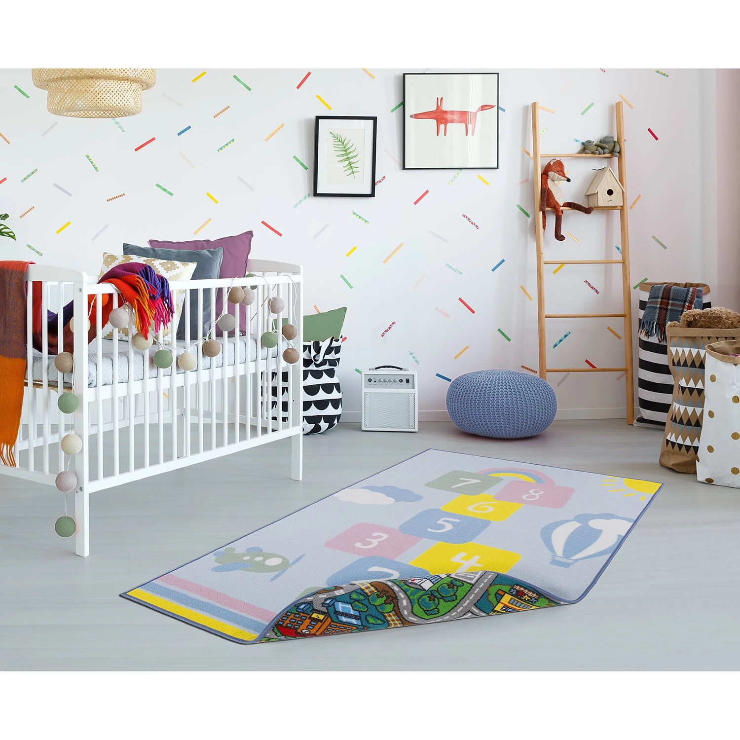 Andiamo Tapis enfant Duo - Matière plastique - Multicolore 4 Andiamo Tapis enfant Duo - Matière plastique - Multicolore – Image 2