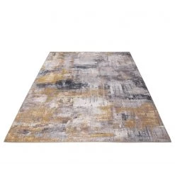 Luxor living Tapis Prima I - Polyester - Gris / Jaune - 200 x 290 cm -Tapis Soldes Boutique 1000235544 211029 11591500285 DETAILS P000000001000235544