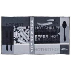 Andiamo Tapis de cuisine Hot Pepper - Matière plastique - Gris - 67 x 200 cm 7 Andiamo Tapis de cuisine Hot Pepper - Matière plastique - Gris - 67 x 200 cm -Tapis Soldes Boutique 1000235546 210721 17391400022 DETAILS P000000001000235546