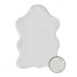 Andiamo Tapis en fourrure Cingoli - Polyester - Blanc -Tapis Soldes Boutique 1000235638 220616 070 DETAILS P000000001000235638