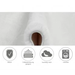 Andiamo Tapis en fourrure Cingoli - Polyester - Blanc -Tapis Soldes Boutique 1000235638 220616 600 ICON DETAILS P000000001000235638 icon seal