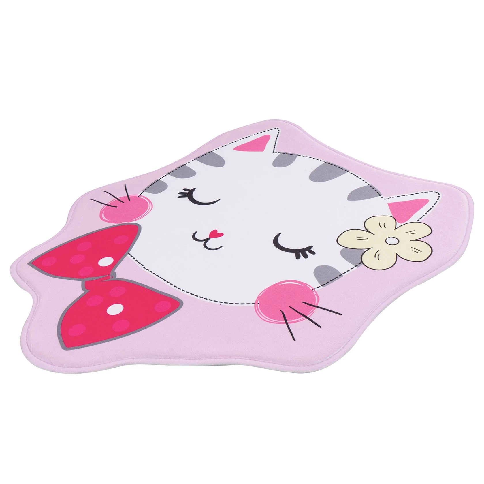 Obsession Tapis enfant My Mila Enfants Chaton - Polyester - Rose 4 Obsession Tapis enfant My Mila Enfants Chaton - Polyester - Rose – Image 2