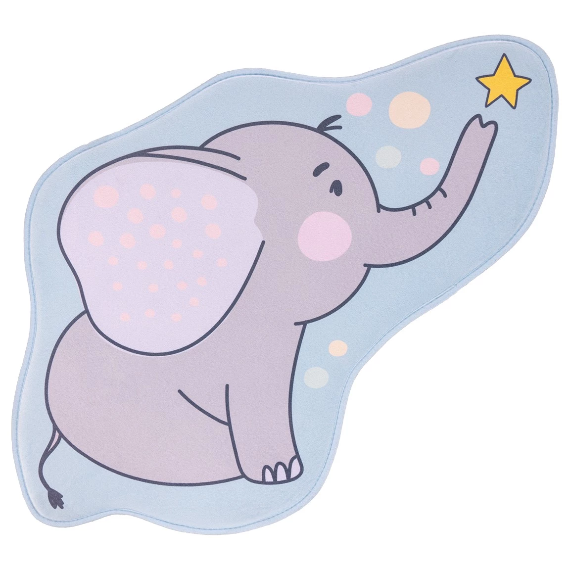 Obsession Tapis enfant My Mila Enfant Eléphant - Polyester - Bleu 3 Obsession Tapis enfant My Mila Enfant Eléphant - Polyester - Bleu