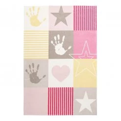 Obsession Tapis enfant My Stars III - Polyester - Rose - 160 x 230 cm