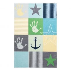 Obsession Tapis enfant My Stars II - Polyester - Bleu - 120 x 170 cm