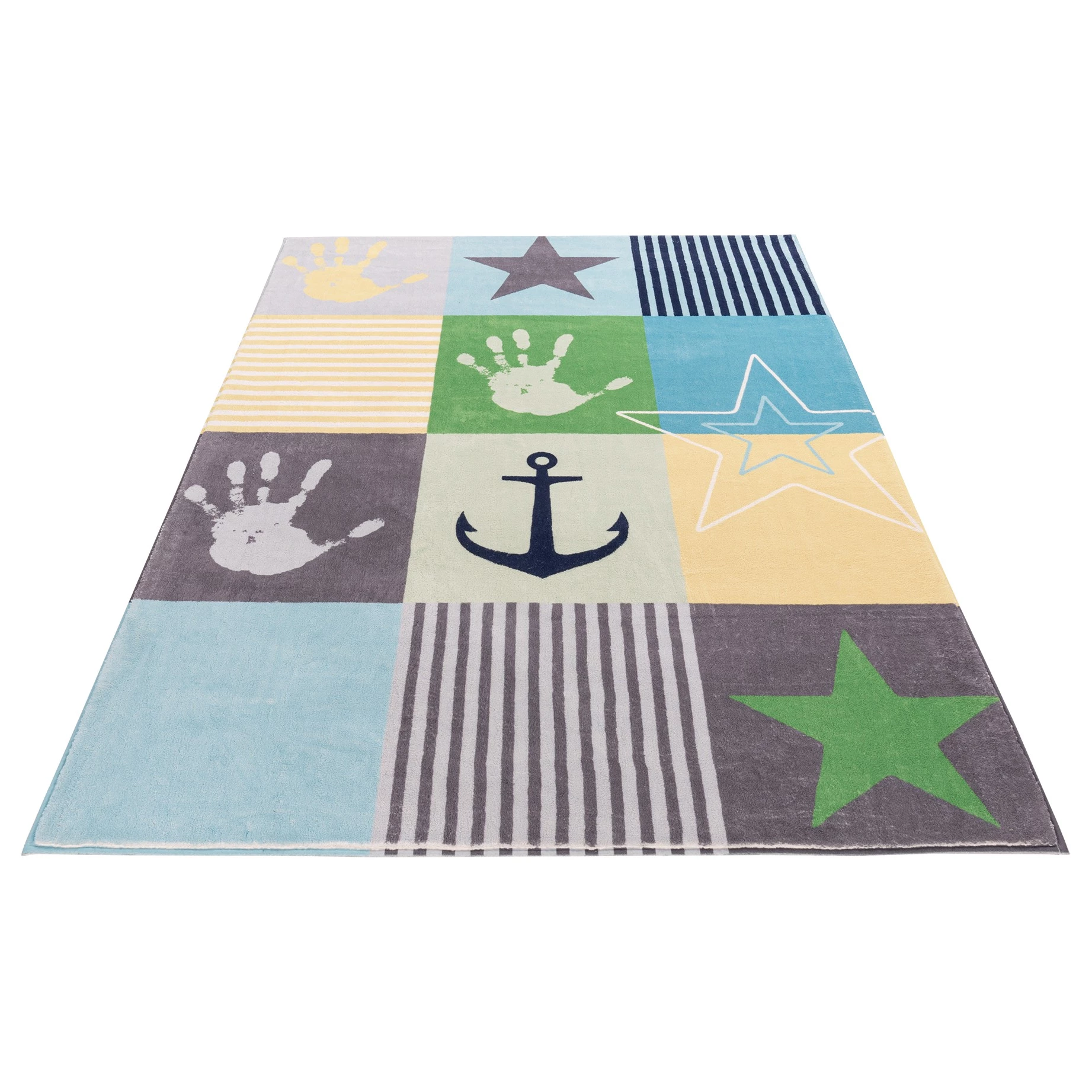 Obsession Tapis enfant My Stars II - Polyester - Bleu - 120 x 170 cm 4 Obsession Tapis enfant My Stars II - Polyester - Bleu - 120 x 170 cm – Image 2