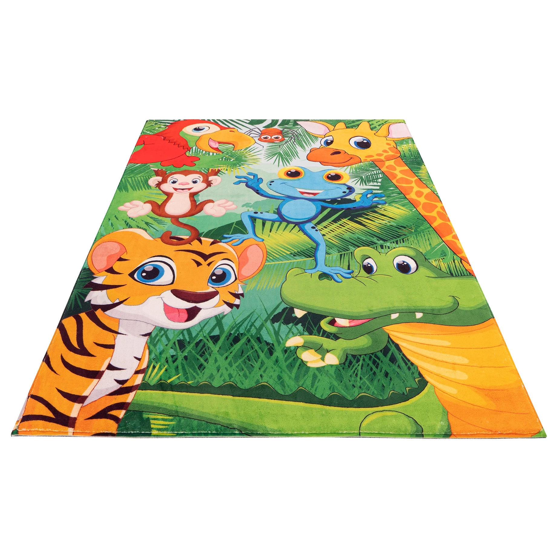 Obsession Tapis enfant My Juno Jungle - Polyester - Multicolore - 160 x 230 cm 4 Obsession Tapis enfant My Juno Jungle - Polyester - Multicolore - 160 x 230 cm – Image 2