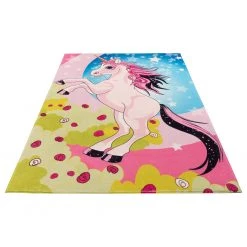 Obsession Tapis enfant My Juno Unicorn I - Polyester - Multicolore - 160 x 230 cm -Tapis Soldes Boutique 1000237695 210113 09352900456 DETAILS P000000001000237695