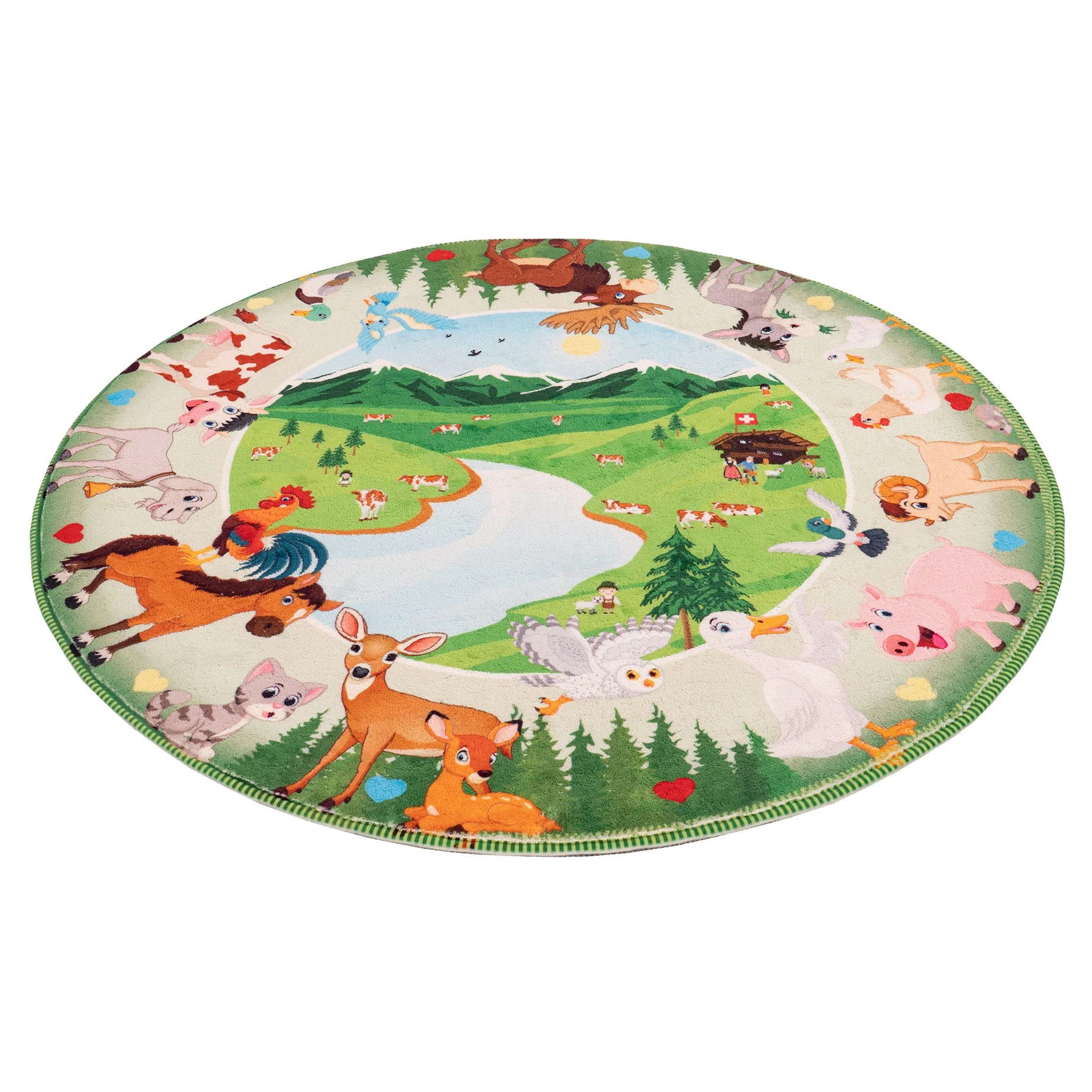Obsession Tapis enfant My Juno Mountains - Polyester - Multicolore 4 Obsession Tapis enfant My Juno Mountains - Polyester - Multicolore – Image 2