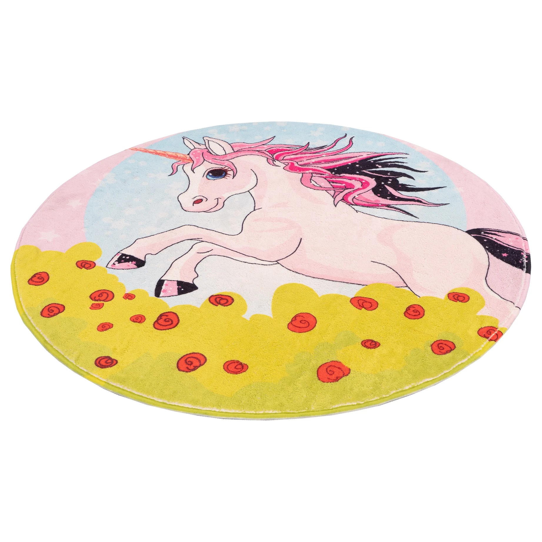 Obsession Tapis enfant My Juno Unicorn II - Polyester - Multicolore 4 Obsession Tapis enfant My Juno Unicorn II - Polyester - Multicolore – Image 2