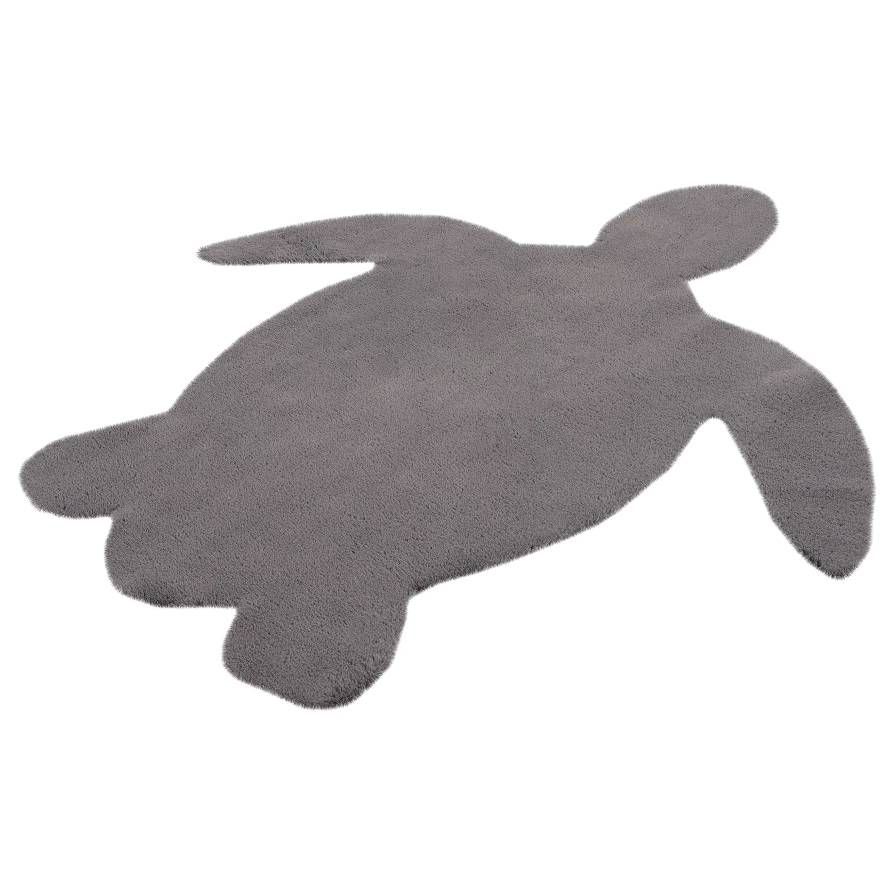 Obsession Tapis enfant My Luna Tortue - Micropolyester souple - Gris 3 Obsession Tapis enfant My Luna Tortue - Micropolyester souple - Gris – Image 2