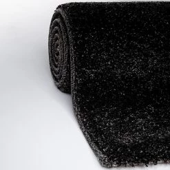 Sehrazat Tapis Soma - Fibres synthétiques - Anthracite - 120 x 170 cm -Tapis Soldes Boutique 1000238155 210113 10345500007 DETAILS P000000001000238155