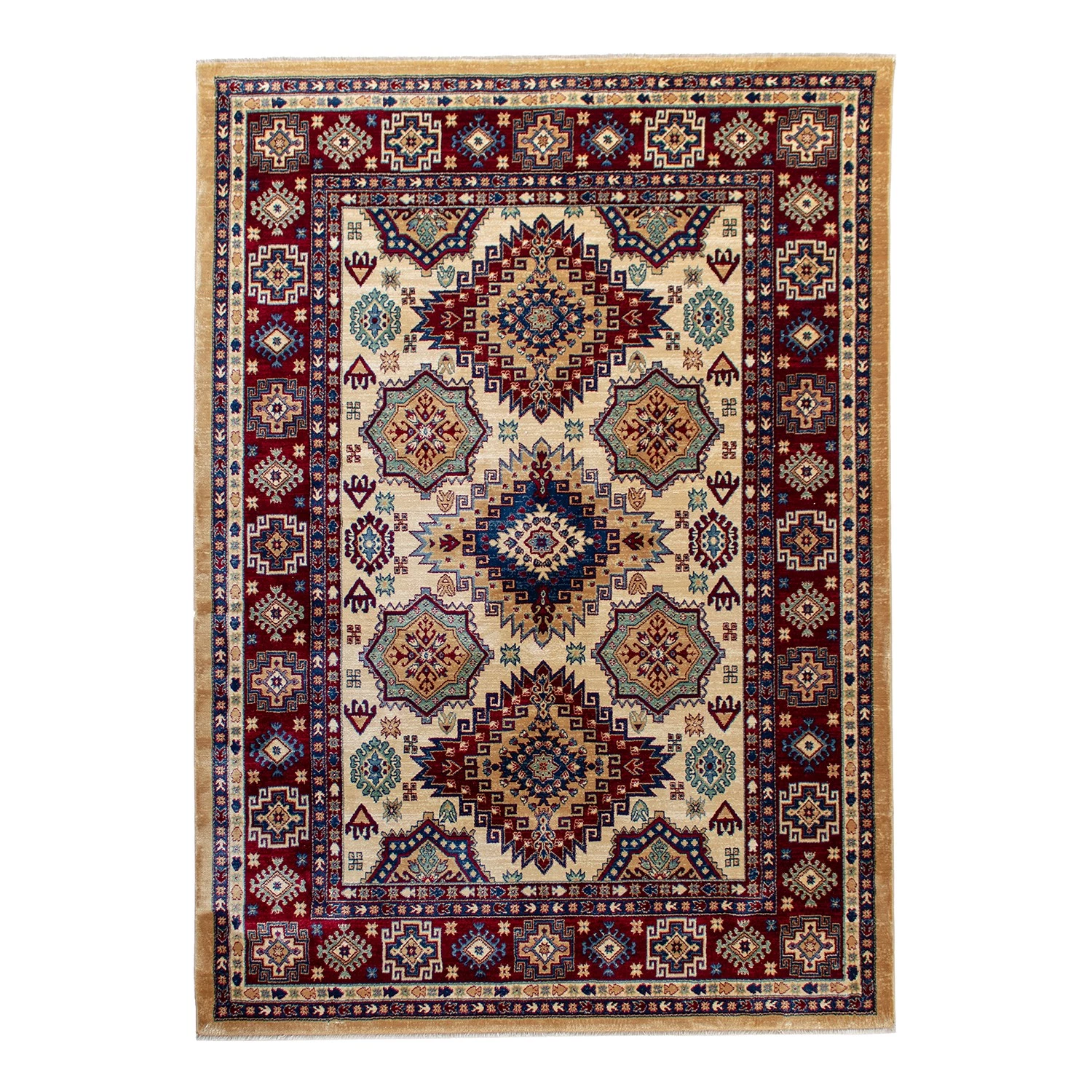 Sehrazat Tapis oriental Ornament 1354 - Polyester - Aspect soie - Crème / Beige - 60 x 100 cm 3 Sehrazat Tapis oriental Ornament 1354 - Polyester - Aspect soie - Crème / Beige - 60 x 100 cm