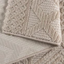 Sehrazat Tapis Luxury 6100 - Polyester - Beige clair - 160 x 230 cm -Tapis Soldes Boutique 1000238375 210113 11100101150 DETAILS P000000001000238375