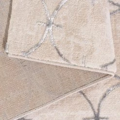 Sehrazat Tapis Lara 701 - Polyester - Beige - 80 x 150 cm -Tapis Soldes Boutique 1000238392 210113 11145401305 DETAILS P000000001000238392