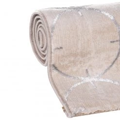 Sehrazat Tapis Lara 701 - Polyester - Beige - 80 x 150 cm -Tapis Soldes Boutique 1000238392 210113 11145901308 DETAILS P000000001000238392