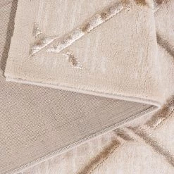 Sehrazat Tapis Lara 700 - Polyester - Beige - 80 x 150 cm -Tapis Soldes Boutique 1000238393 210113 11150801312 DETAILS P000000001000238393