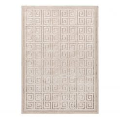 Sehrazat Tapis Lara 703 - Polyester - Beige - 80 x 150 cm